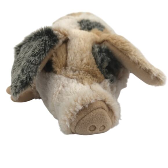 Folkmanis Grunting Pig Piglet 15'' Hand Puppet Plush #2991 Farm Animal Pink Gray - Picture 4 of 13